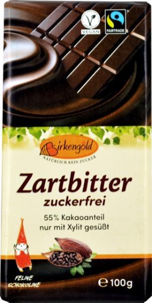 Schokolade Zartbitter - zuckerfrei